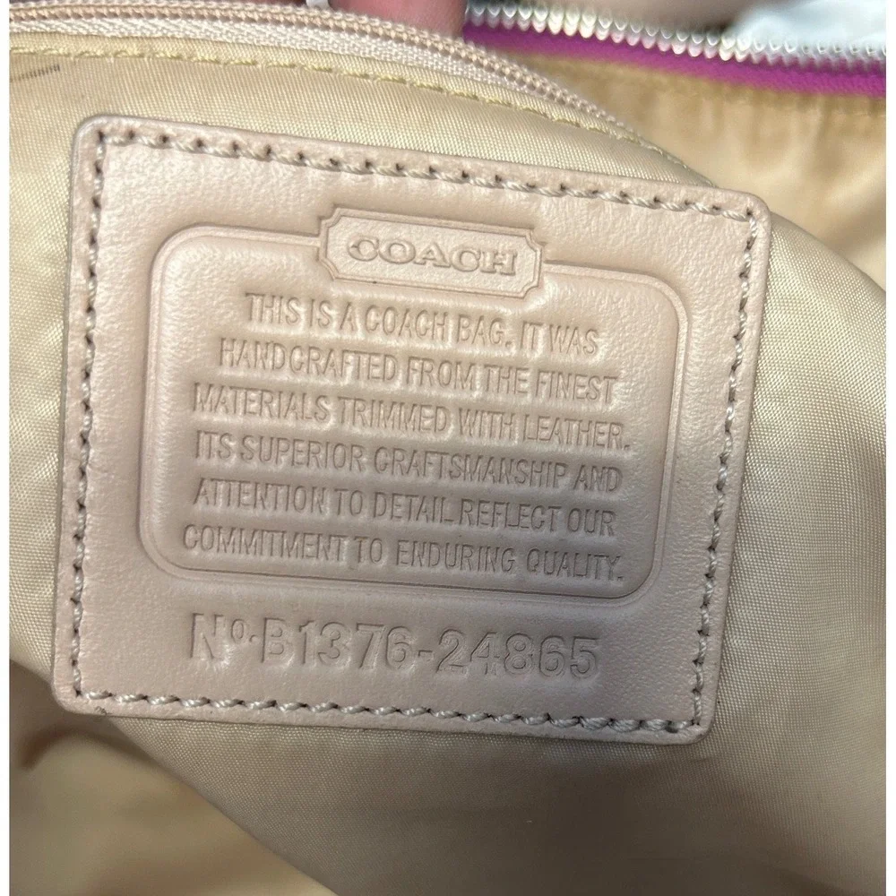 Coach legacy weekend east west‎ zip Tote Bag purse